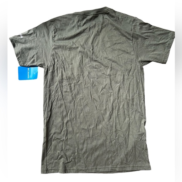 Men’s Columbia short sleeve t shirt mossy green men’s size small - Picture 4 of 5